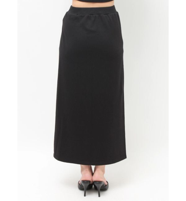 GYDA「sacred edge crossレースアップロングスリットスウェットスカート」|スカート|