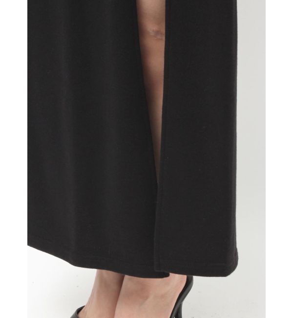 GYDA「sacred edge crossレースアップロングスリットスウェットスカート」|スカート|