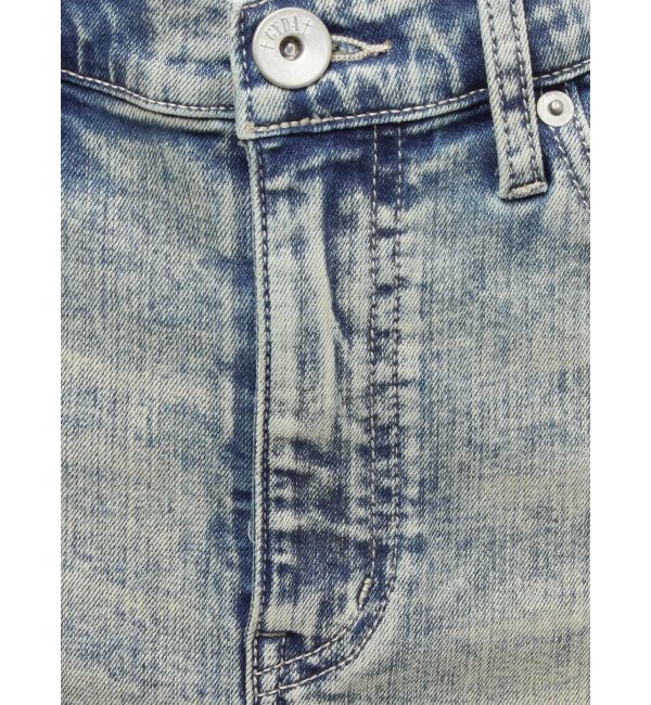 GYDA「ハイウエストHEM LACEマーメイドデニムスカート」|スカート|