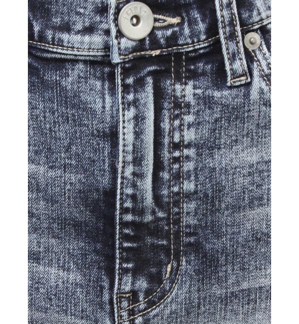 GYDA「ハイウエストHEM LACEマーメイドデニムスカート」|スカート|