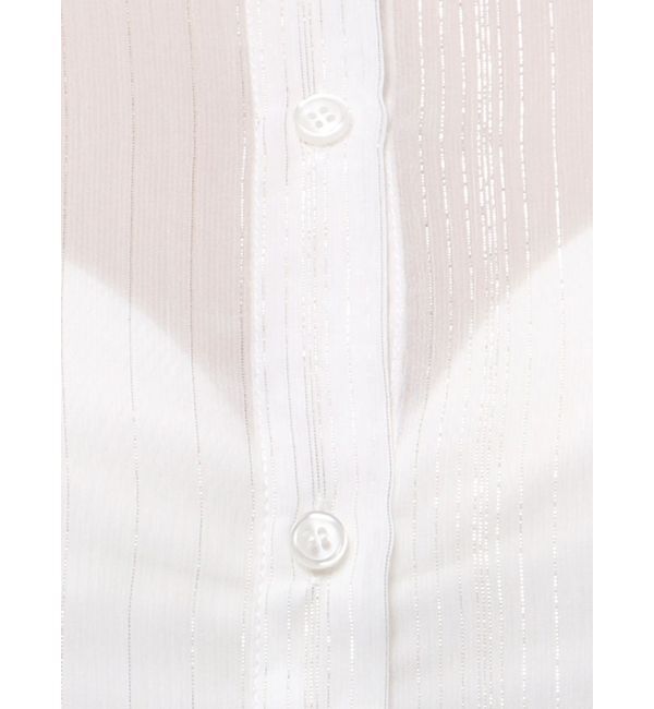 GYDA「SHEERラメショートシャツ」|シャツ・ブラウス|