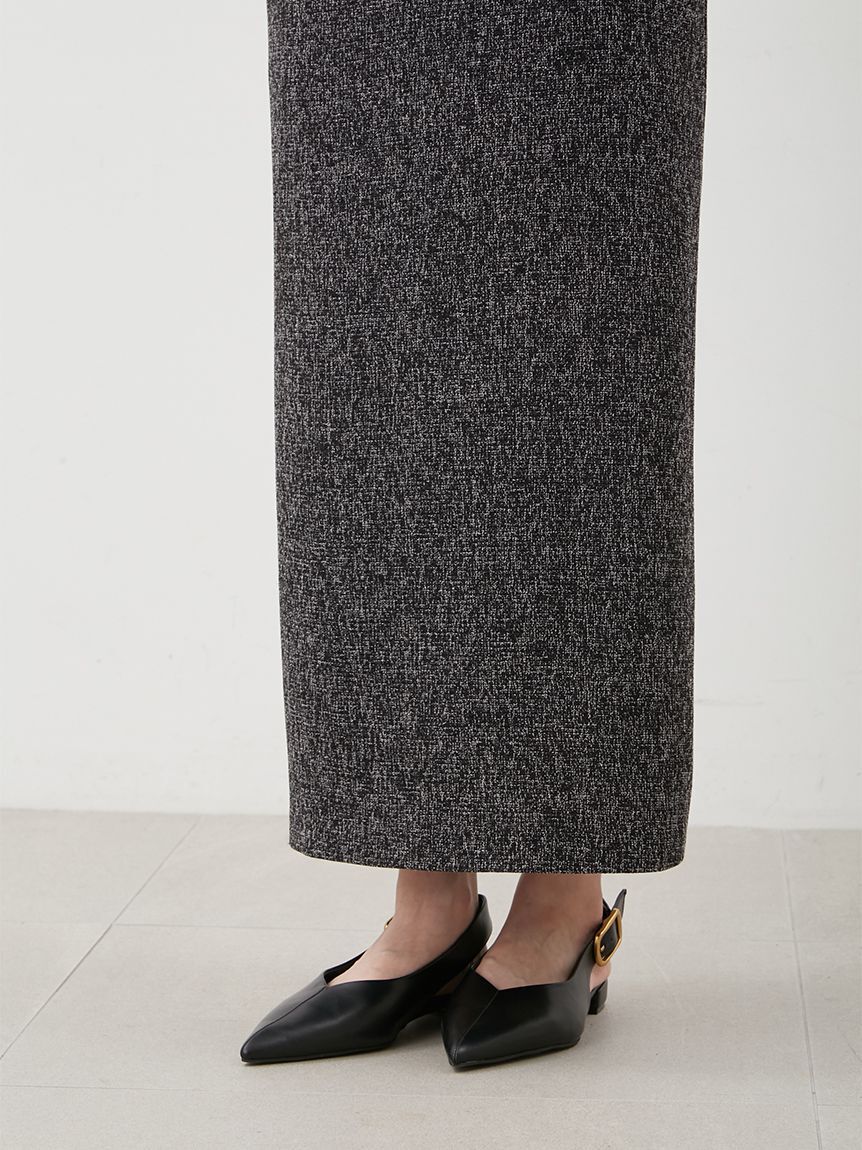 Mila Owen「【セットアイテム】クルーネックニット&times;Aラインキャミレイヤードワンピース」|ワンピース|