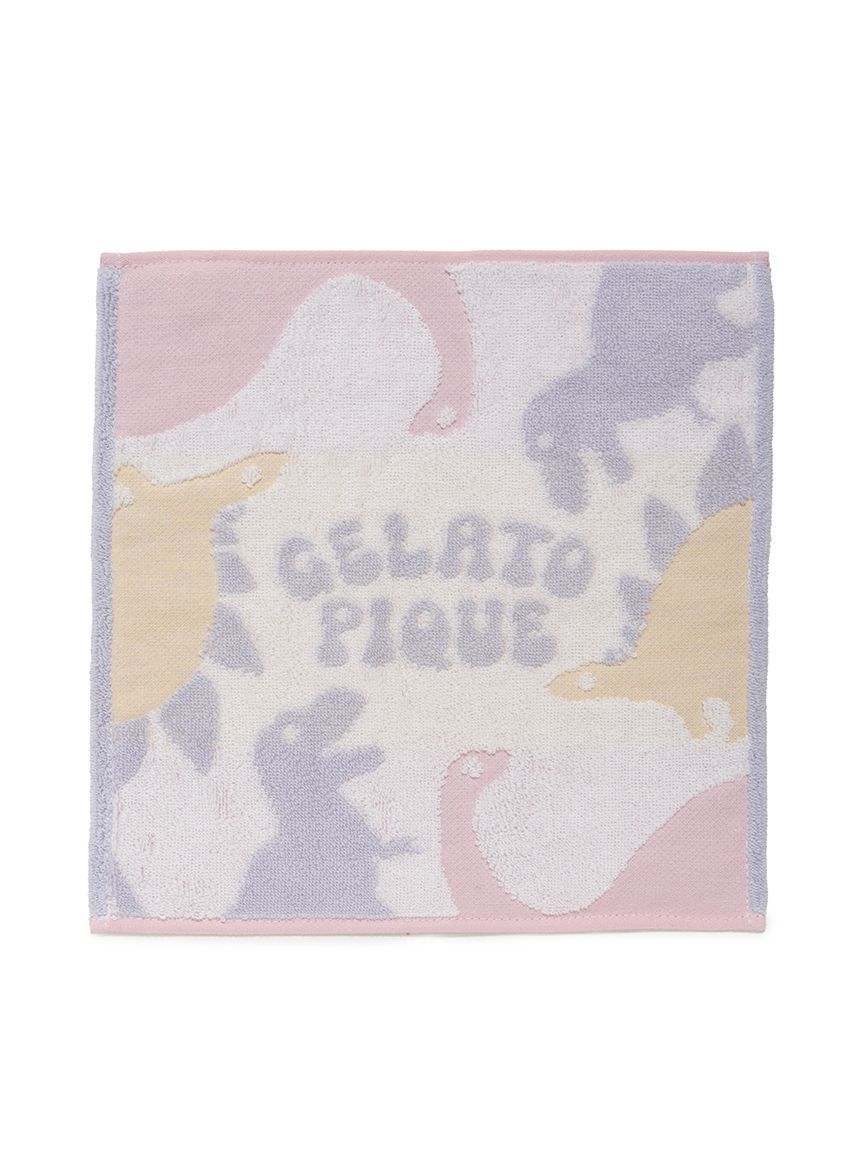 gelato pique「ダイナソーハンドタオル」|ハンカチ|BLU