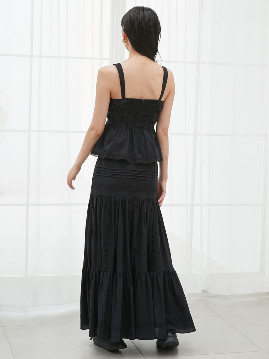 SNIDEL「コットンレーススカート」|スカート|