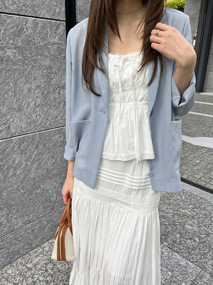 SNIDEL「コットンレーススカート」|スカート|