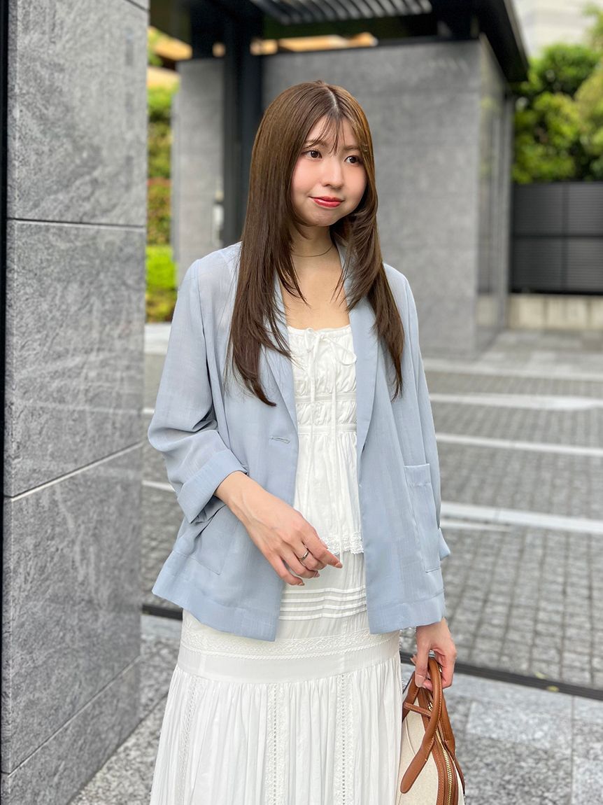 SNIDEL「コットンレーススカート」|スカート|