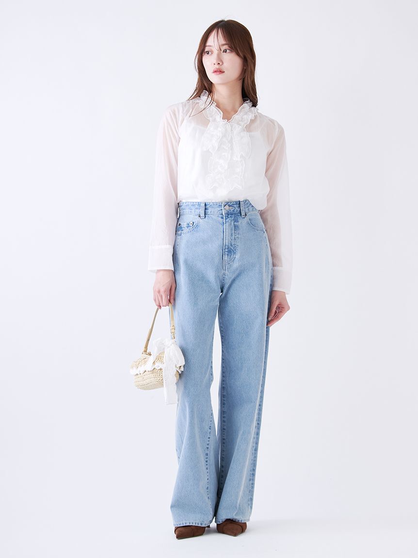 SNIDEL「バリエボウタイブラウス」|シャツ・ブラウス|