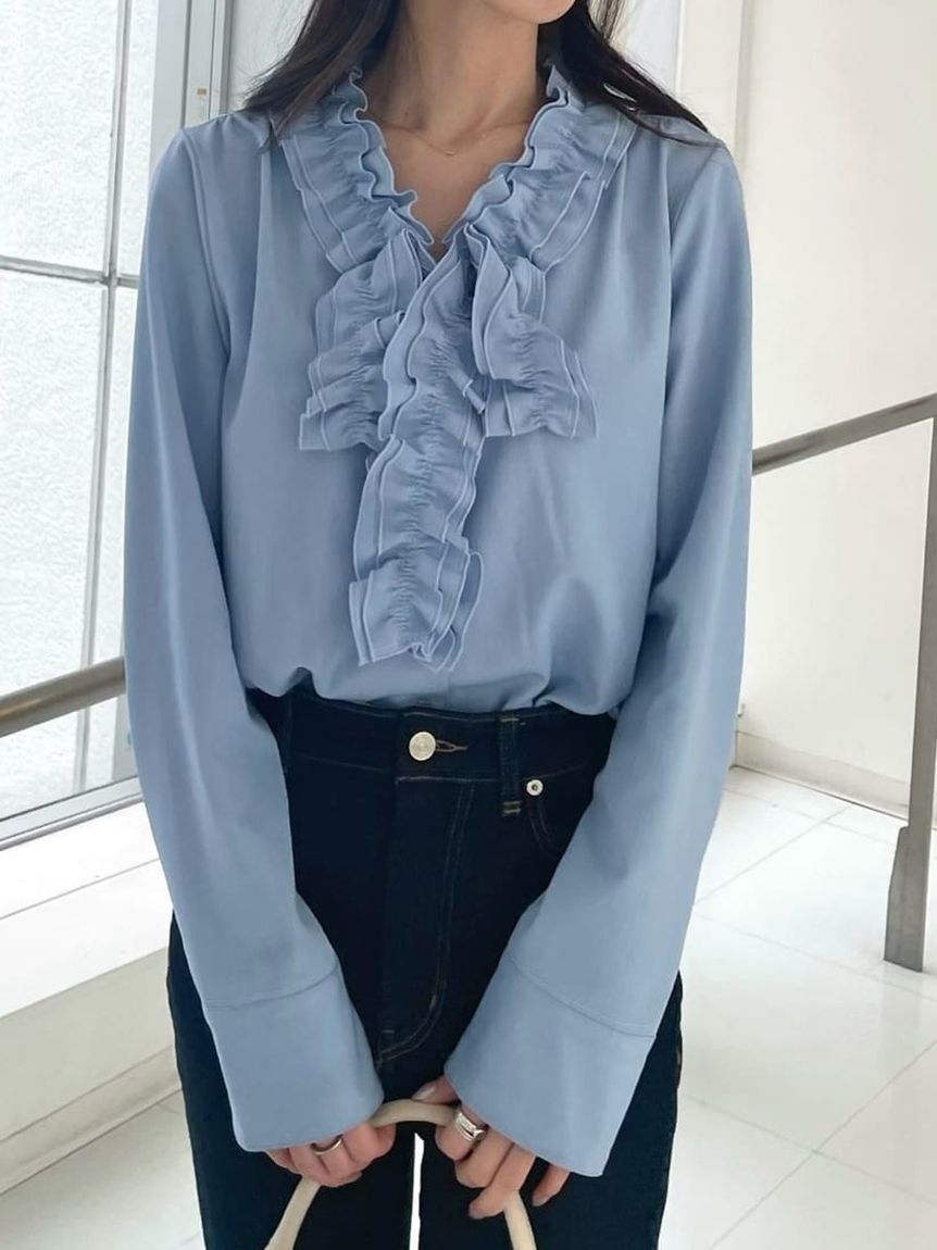 SNIDEL「バリエボウタイブラウス」|シャツ・ブラウス|