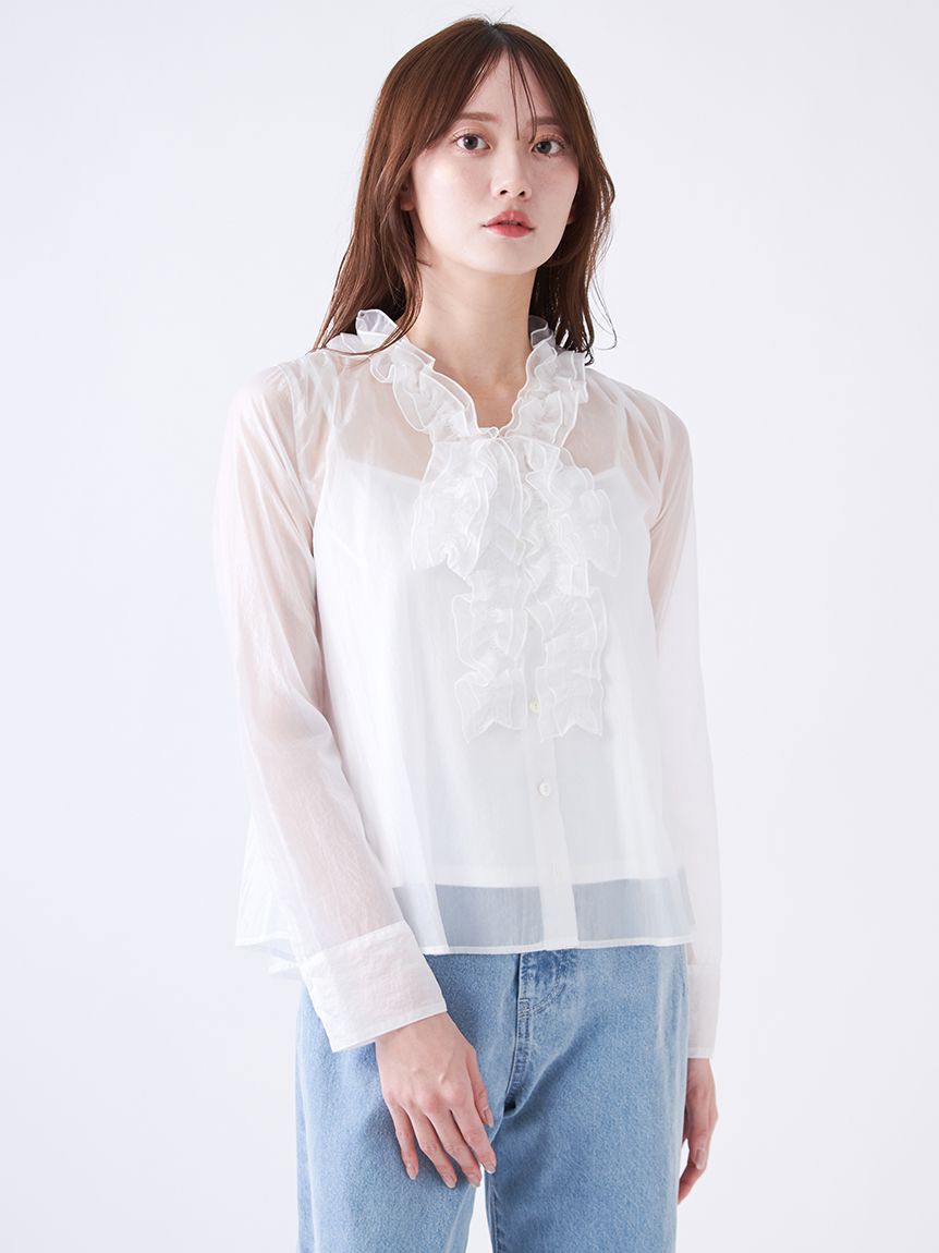 SNIDEL「バリエボウタイブラウス」|シャツ・ブラウス|