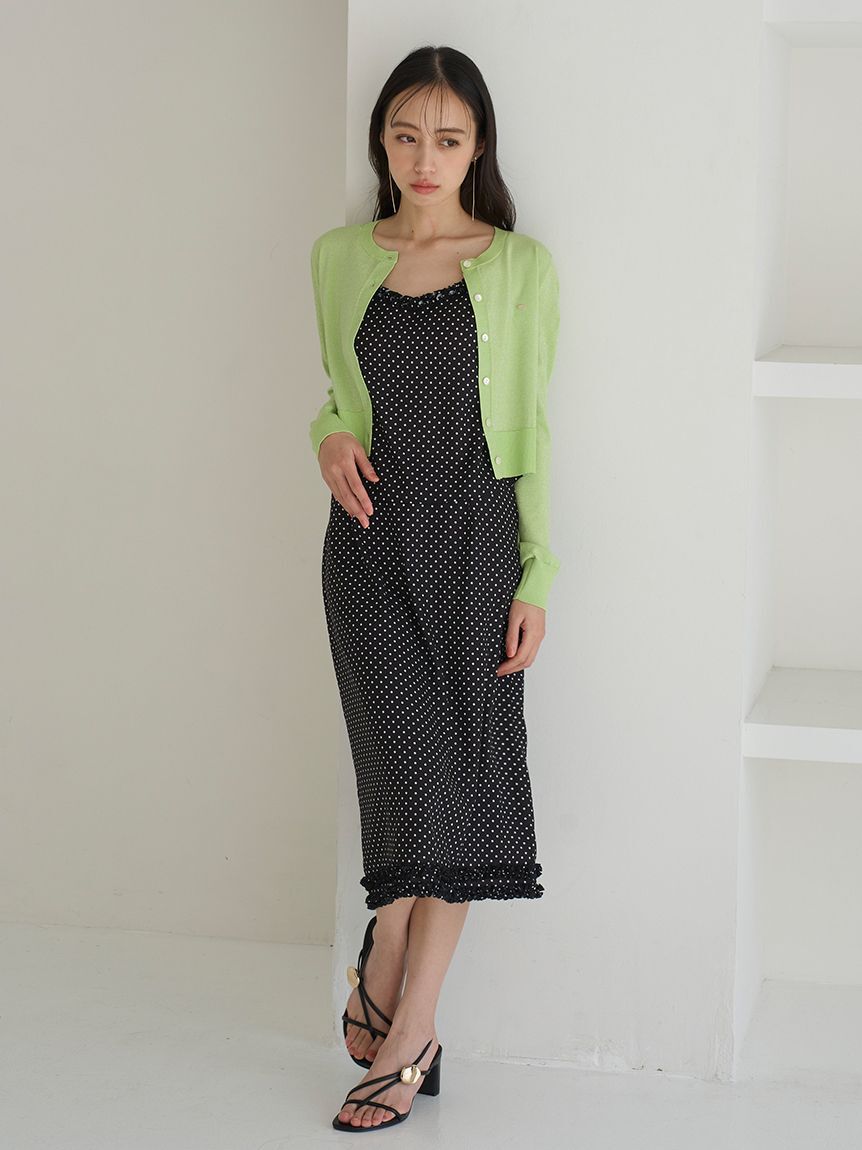 SNIDEL「フリルディテールミディスカート」|スカート|