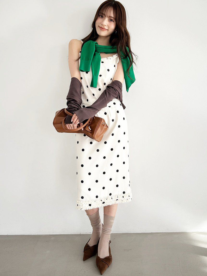 SNIDEL「フリルディテールミディスカート」|スカート|