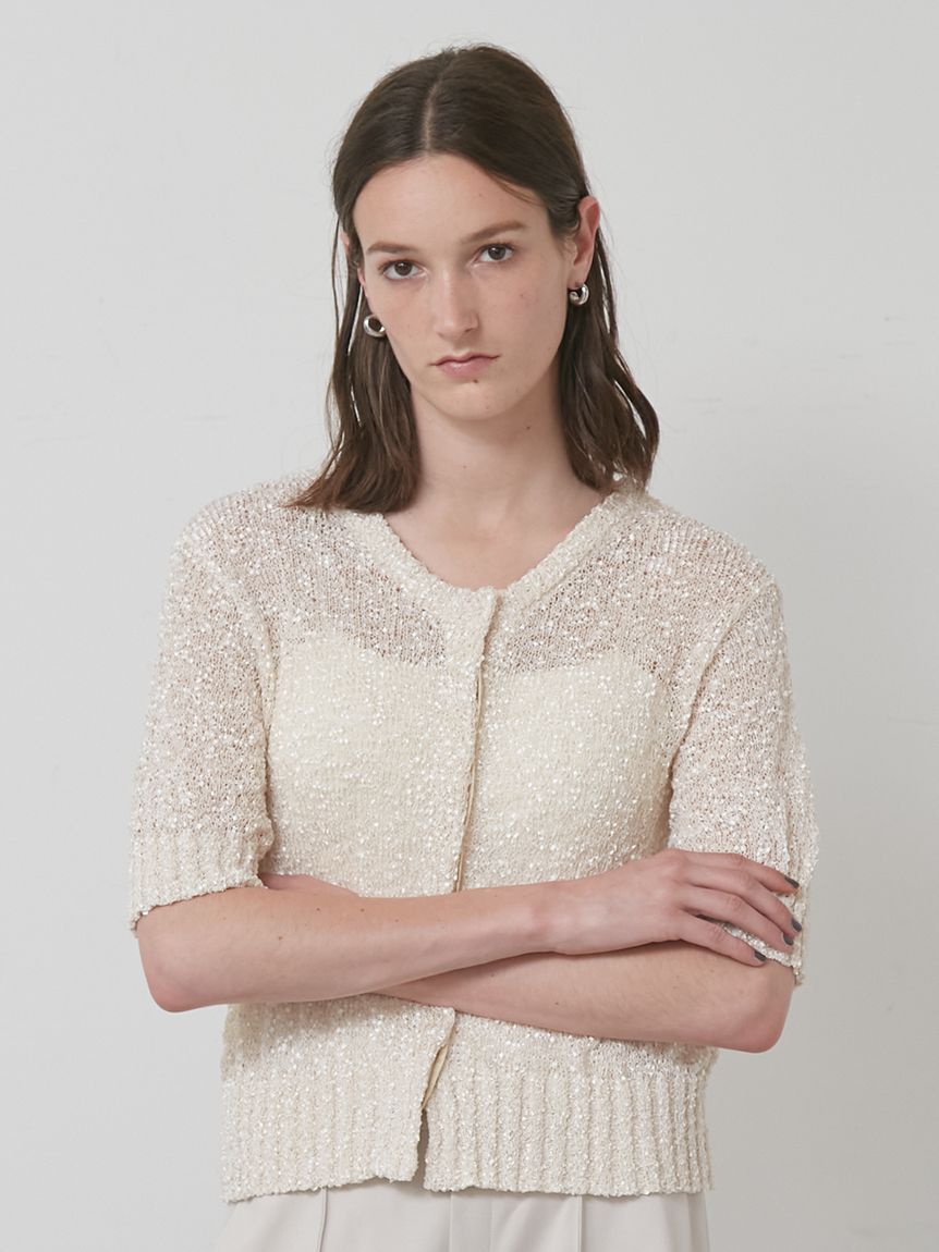 styling/「フラッグヤーン2WAYシアーカーディガン」|カーディガン|IVR