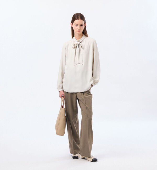 MACKINTOSH PHILOSOPHY「【LEE4月号/蛯原友里さん着用】アムンゼンボウタイブラウス」|シャツ・ブラウス|