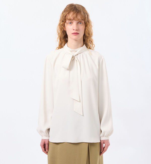 MACKINTOSH PHILOSOPHY「【LEE4月号/蛯原友里さん着用】アムンゼンボウタイブラウス」|シャツ・ブラウス|