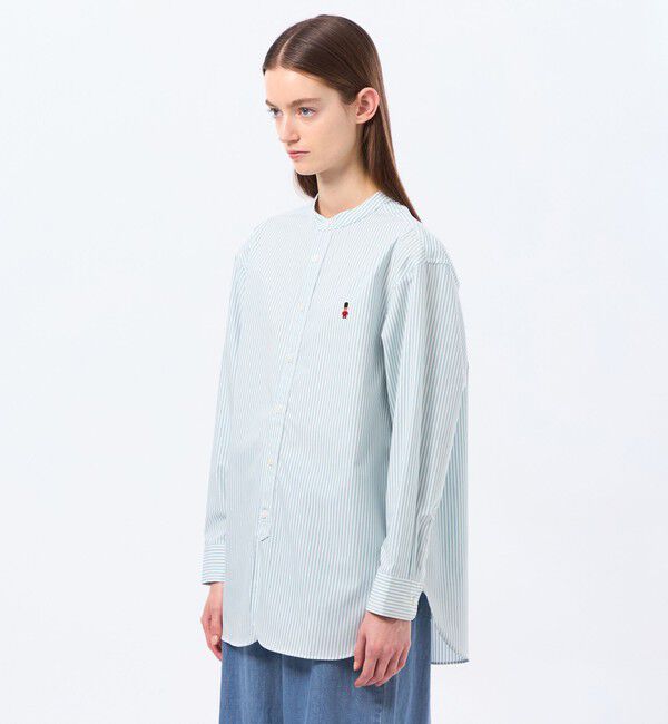 MACKINTOSH PHILOSOPHY「バッキンガムベア バンドカラーシャツ」|シャツ・ブラウス|