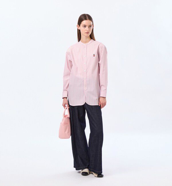 MACKINTOSH PHILOSOPHY「バッキンガムベア バンドカラーシャツ」|シャツ・ブラウス|