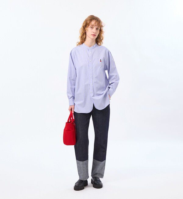 MACKINTOSH PHILOSOPHY「バッキンガムベア バンドカラーシャツ」|シャツ・ブラウス|