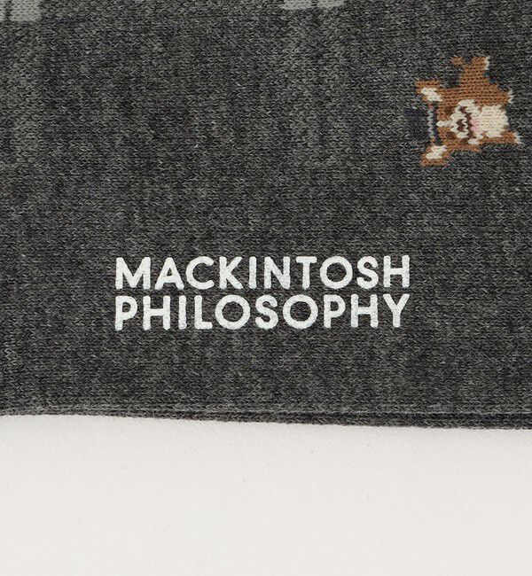 MACKINTOSH PHILOSOPHY「コーギー&times;チェック カジュアルソックス」|ソックス|