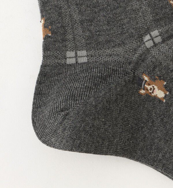 MACKINTOSH PHILOSOPHY「コーギー&times;チェック カジュアルソックス」|ソックス|