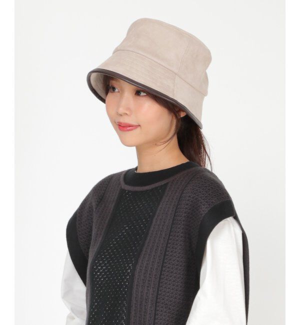 ikka「フェイクスウェードパイピングHAT」|その他|