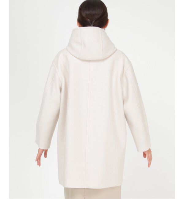 ikka「RENU メルトンミドル丈フードジャケット」|その他|