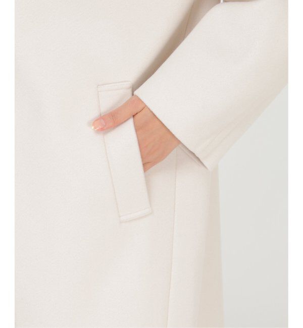 ikka「RENU メルトンミドル丈フードジャケット」|その他|