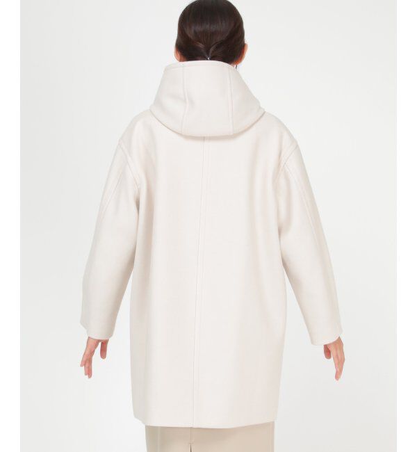 ikka「RENU メルトンミドル丈フードジャケット」|その他|