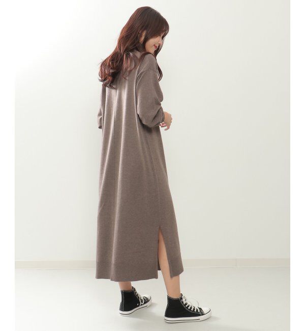 IKKA LOUNGE「タートルニットスリットワンピース」|その他|