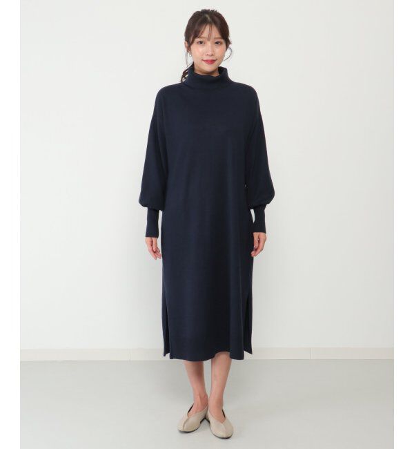 IKKA LOUNGE「タートルニットスリットワンピース」|その他|