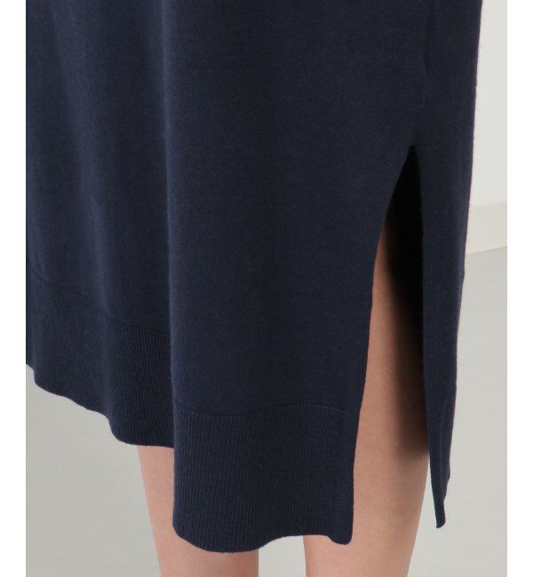 IKKA LOUNGE「タートルニットスリットワンピース」|その他|