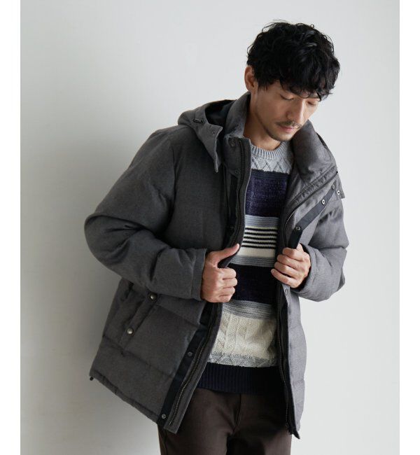 ikka「【洗濯機で洗える】モールミックスボーダーニット」|プルオーバー|