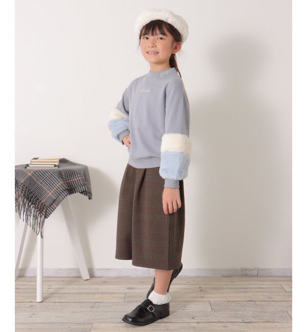 ikka kids「チェック柄ストレッチガウチョ」|その他|