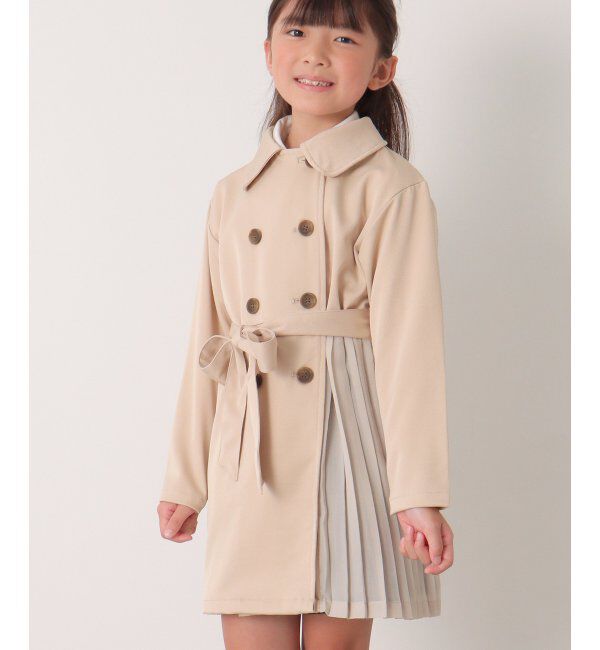 ikka kids「サイドプリーツゆるトレンチコート（120~160cm）」|その他|