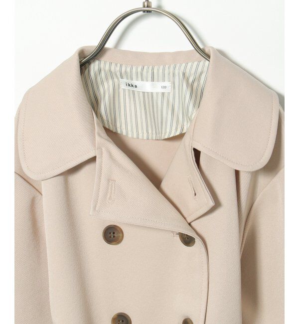 ikka kids「サイドプリーツゆるトレンチコート（120~160cm）」|その他|