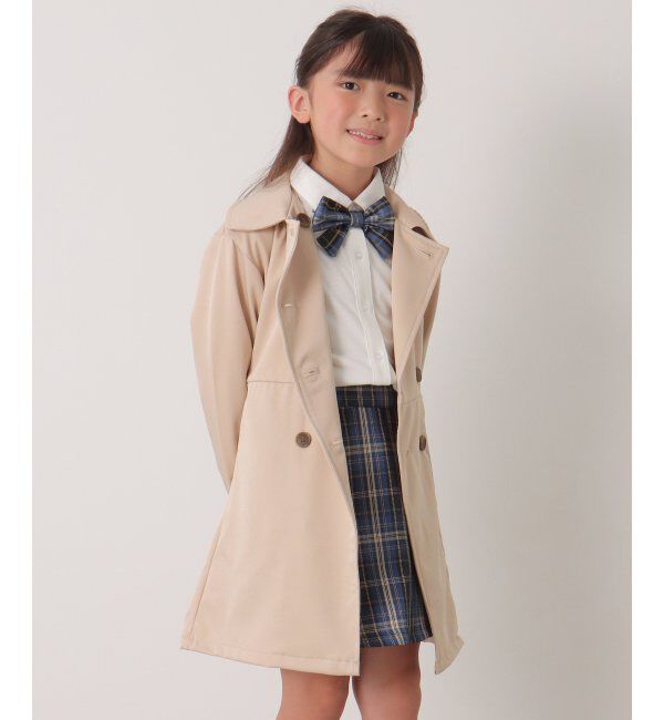 ikka kids「サイドプリーツゆるトレンチコート（120~160cm）」|その他|