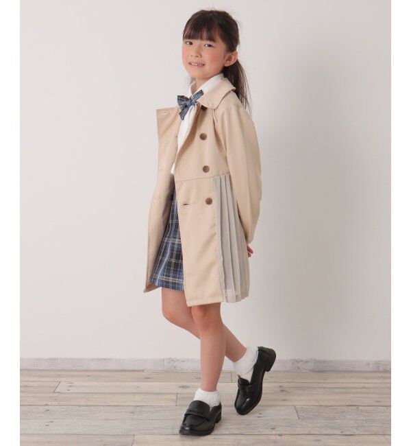 ikka kids「サイドプリーツゆるトレンチコート（120~160cm）」|その他|