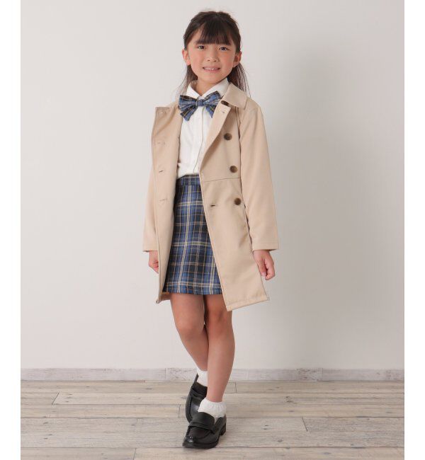 ikka kids「サイドプリーツゆるトレンチコート（120~160cm）」|その他|