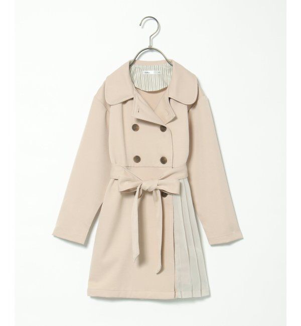 ikka kids「サイドプリーツゆるトレンチコート（120~160cm）」|その他|
