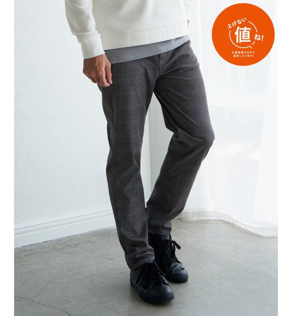 ikka「GOKU楽 EASYSTチェック5Pパンツ」|その他|