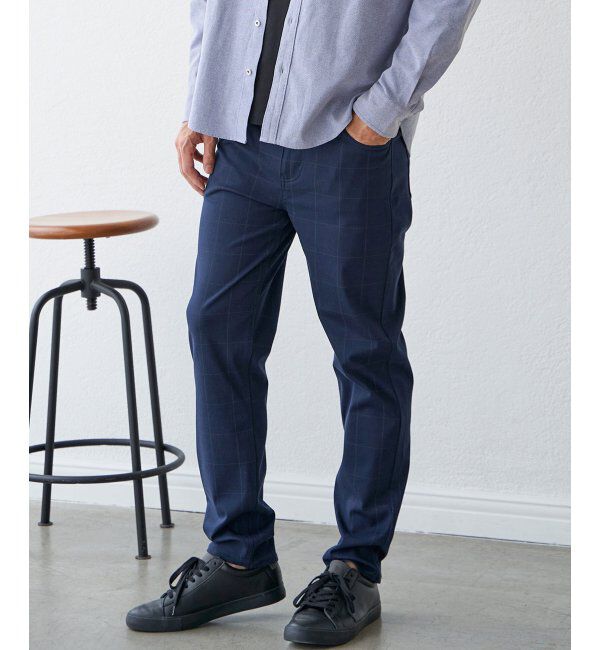 ikka「GOKU楽 EASYSTチェック5Pパンツ」|その他|