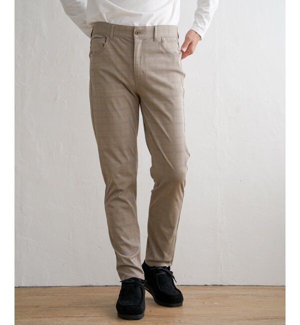 ikka「GOKU楽 EASYSTチェック5Pパンツ」|その他|