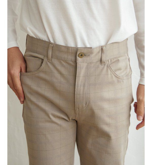 ikka「GOKU楽 EASYSTチェック5Pパンツ」|その他|