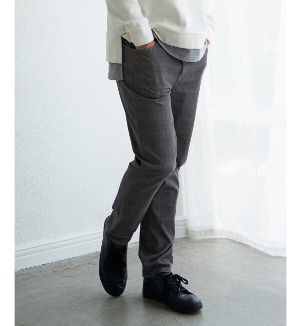 ikka「GOKU楽 EASYSTチェック5Pパンツ」|その他|