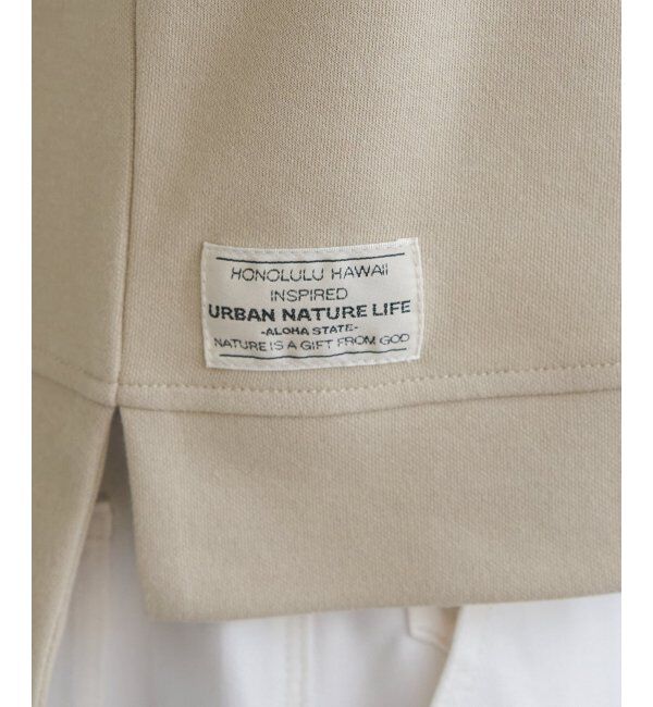 ikka「URBAN NATURE LIFE アーバンネイチャーライフ ワンポイント切り替えTシャツ」|Tシャツ・カットソー|