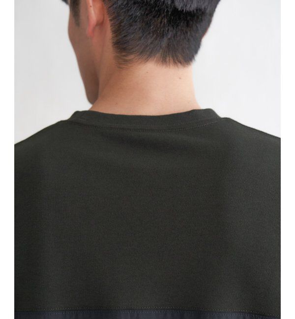 ikka「URBAN NATURE LIFE アーバンネイチャーライフ ワンポイント切り替えTシャツ」|Tシャツ・カットソー|