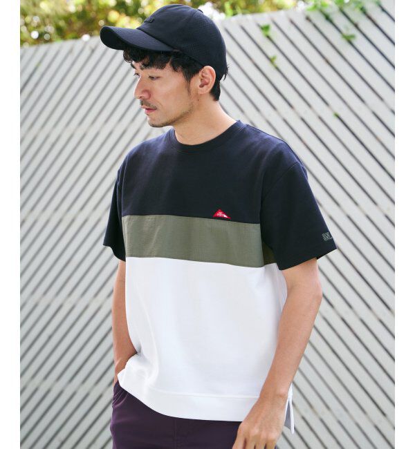 ikka「URBAN NATURE LIFE アーバンネイチャーライフ ワンポイント切り替えTシャツ」|Tシャツ・カットソー|