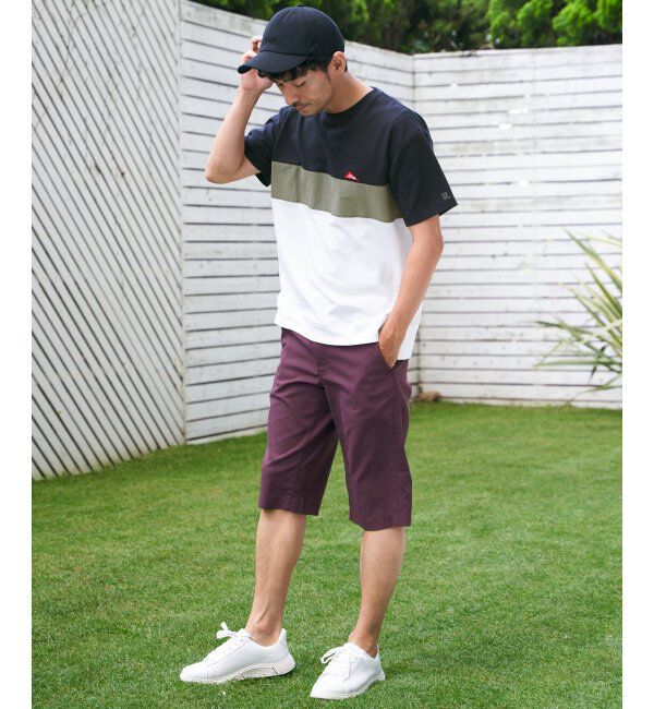 ikka「URBAN NATURE LIFE アーバンネイチャーライフ ワンポイント切り替えTシャツ」|Tシャツ・カットソー|