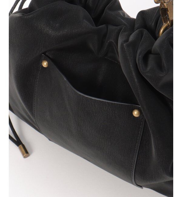 ikka「PUパフ巾着ショルダーバッグ」|その他|