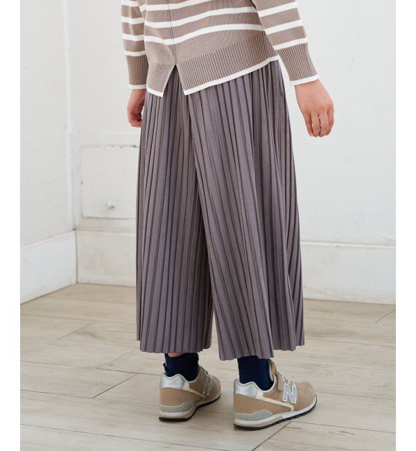 ikka kids「【親子コーデ】スエード風プリーツパンツ（120~160cm）」|その他|