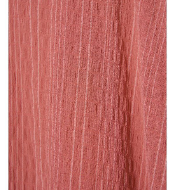 Lbc with Life「シャーリングバンドカラーブラウス」|シャツ・ブラウス|